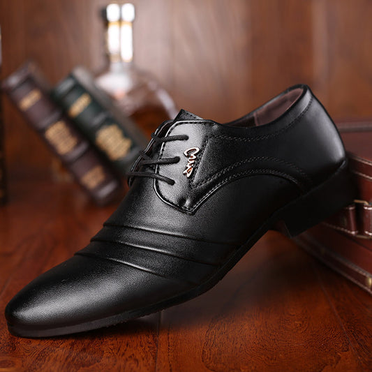 Men's business formal leather shoes, pointed toe shoes, casual shoes, men's wedding shoes