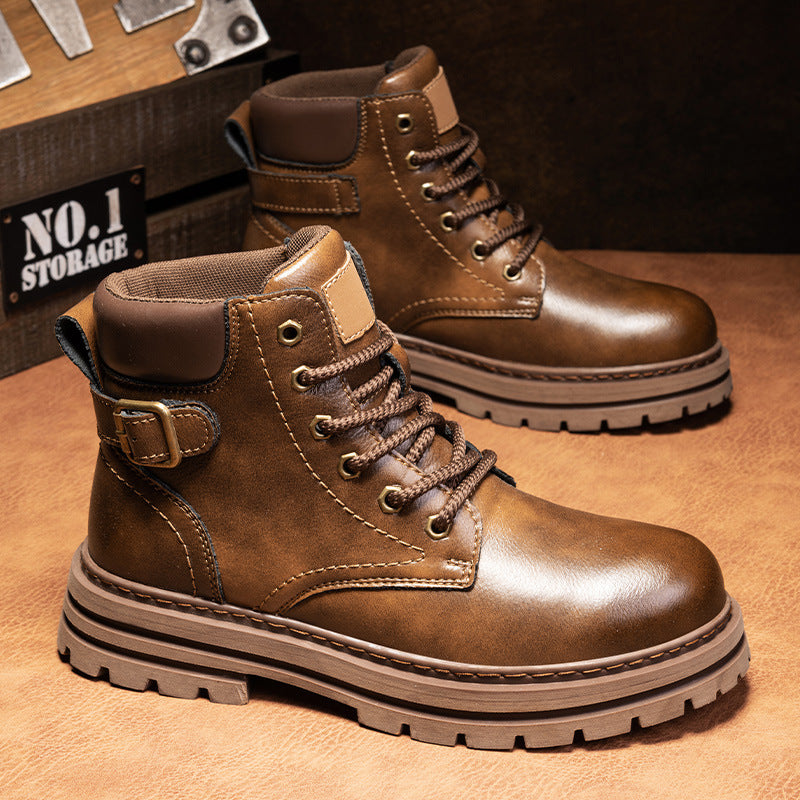 Martin boots autumn and winter retro high top men's workwear boots